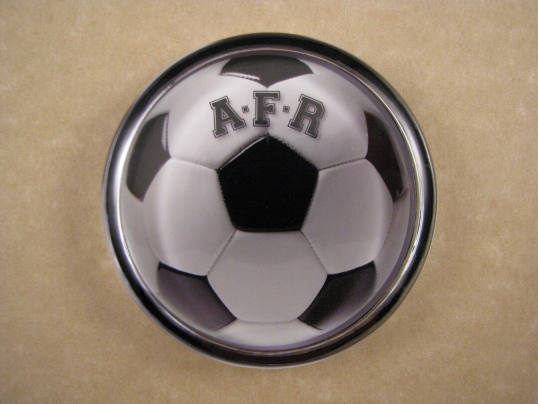 Personalized Gift, Soccer Paperweight, Monogram Paperweight, Gift for