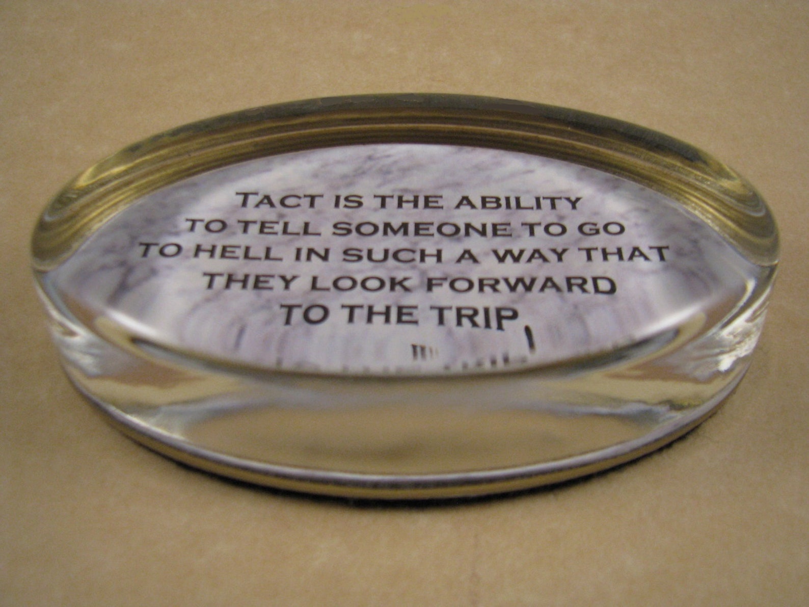 Quote Paperweight Churchill Tact Quote Churchill Etsy