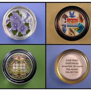 Custom Paperweight, Round Paperweight, Glass Paperweight, Quote Paperweight, Team Paperweight, Photo Paperweight