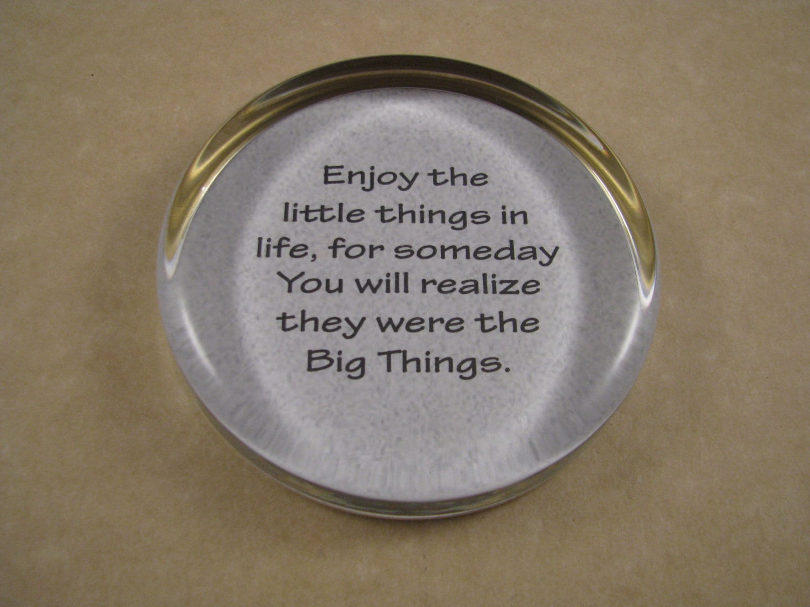 Quote Paperweight Big Things Quote Inspirational Quote Etsy