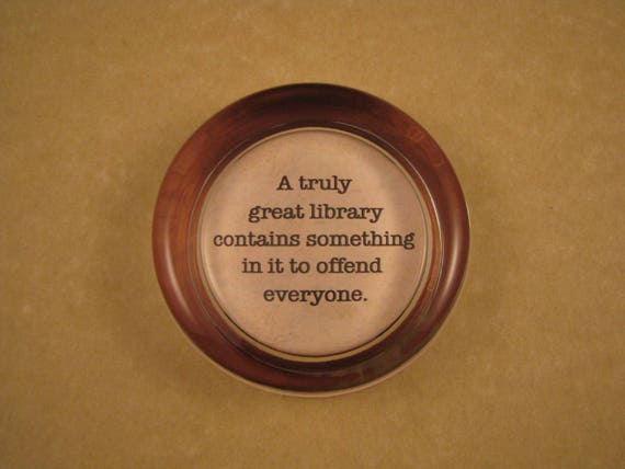 Citation Presse Papier Grande Citation De Bibliotheque Etsy Canada