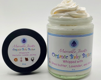 Organic Baby Butter: A whipped, creamy, moisturizer for a baby's skin