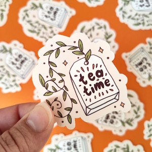 Sticker Tea Time