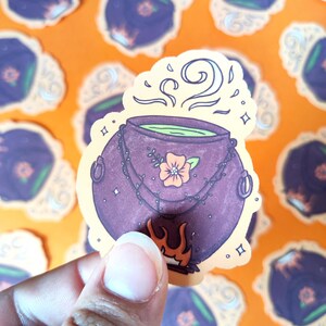 Sticker Chaudron Bouillonnant
