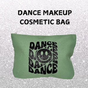 Dance Makeup Bag | Dance Cosmetic bag | Dancer Gift | Dance Era