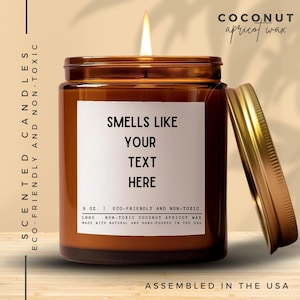 Scented Candles, Personalized Candle, Custom Gift, Funny Candles, Smells Like Personalized Gift