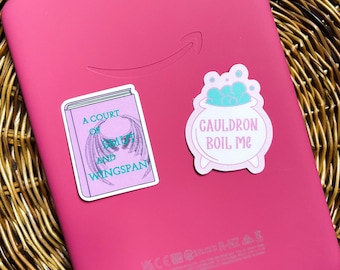 ACOTAR Stickers, Kindle Stickers, Cauldron Boil Me, Rhysand, Bat Boys, A Court of, Sticker Packs, Booktok, Bookish Merch, Gift for Readers