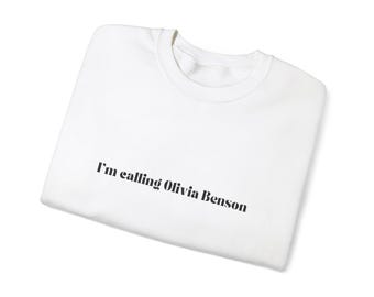 Sudadera de cuello redondo SVU, ropa para fans de La Ley y el Orden, jersey unisex con estampado, regalo de serie de detectives, jersey de drama policial, merchandising de series policiales