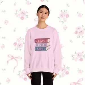 Book Crewneck Sweatshirt, Reading Jumper, Literary Sweater, Bookworm Gift, Library Apparel