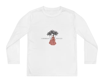 Youth Kids Caribbean Princess Long Sleeve Competitor Tee