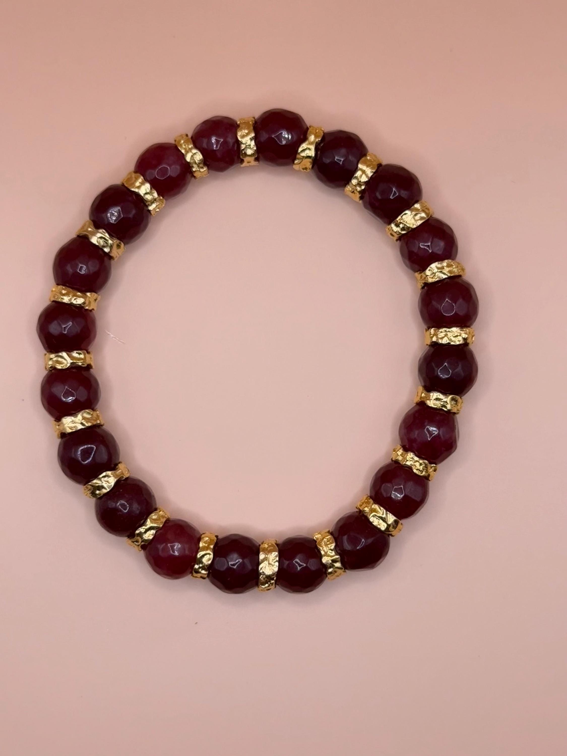 Bracciale Di Granato Hessonite Vendita Online - Foto 7