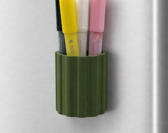Magnetic Marker & Pen Holder – Fridge or Wall Mount for Calendars or as Organizers