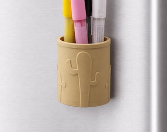 Magnetic Marker & Pen Holder – Fridge or Wall Mount for Calendars / Organizers