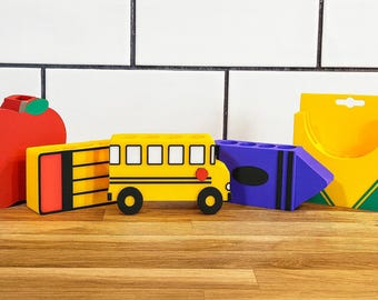 Magnetic Teacher Marker Holder Set – 3D Printed Classroom Organizers