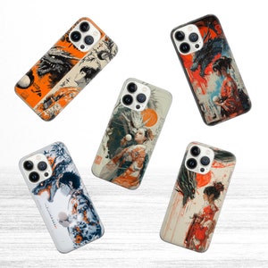 Dragon lover Phone Case Japanese dragon Cover for iPhone 16 Pro, 15, 14, 13, 12, 11, Google Pixel 9, 8, 7A, 6A, Samsung Galaxy S24 Ultra, S2