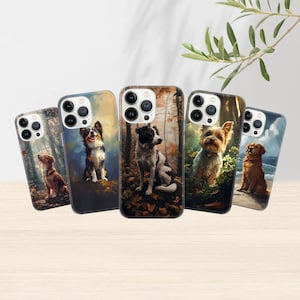 Puppy Handyhülle Golden Retriever Cover für iPhone 16 Pro, 15, 14, 13, 12, 11, Google Pixel 9, 8, 7A, 6A, Samsung Galaxy S24 Ultra, S23fe.