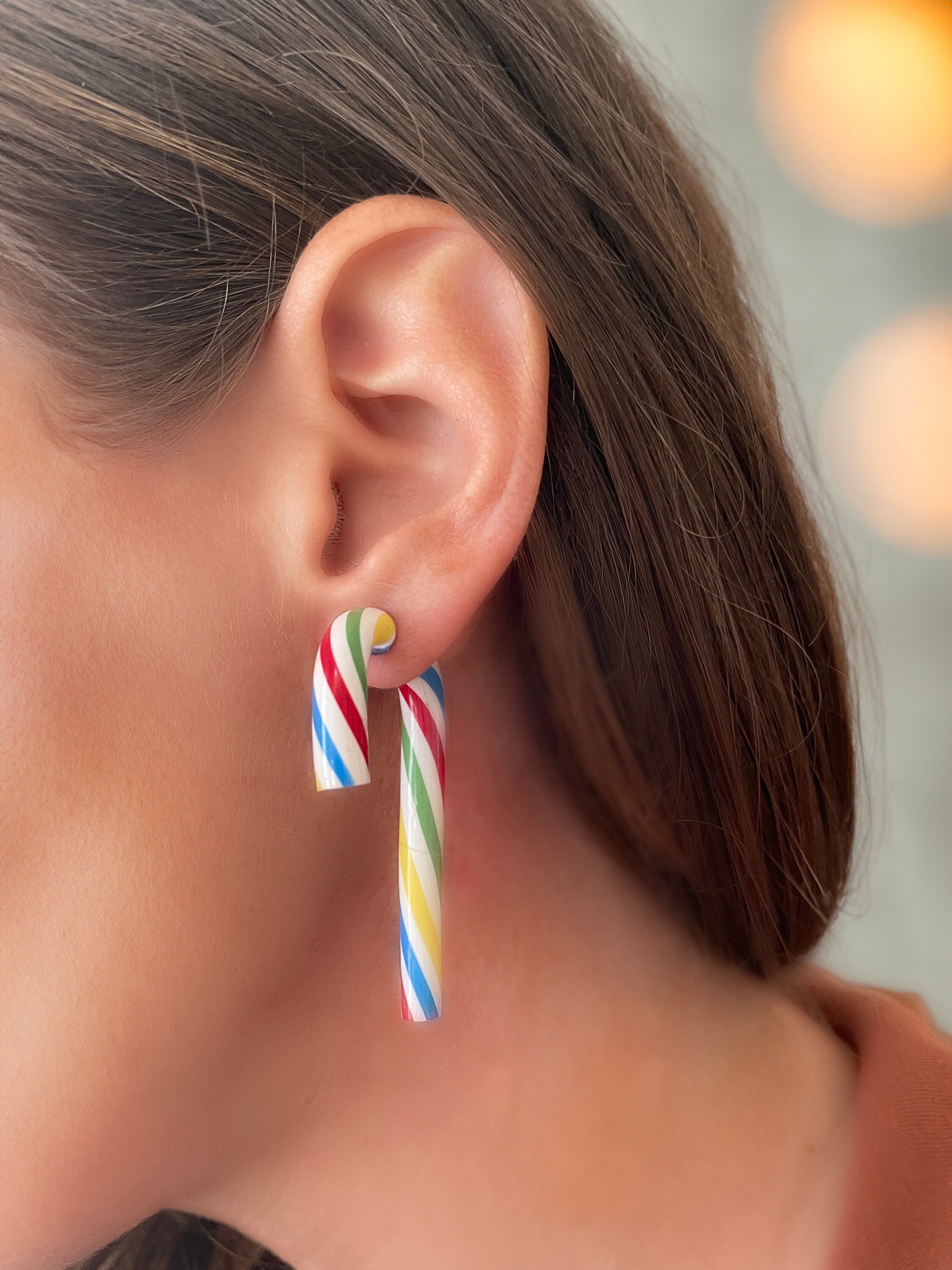 Nach(ナッシュ) Boucles d'oreilles pendantes Candy ピアス Cascade charm earrings | Nach Bijoux – NACH BIJOUX
