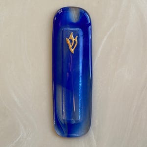 Unique Glass Fused Mezuzah