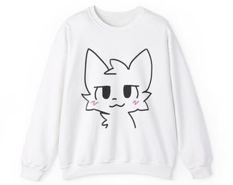 Boykisser Meme Crewneck Sweater/Hoodless Sweatshirt