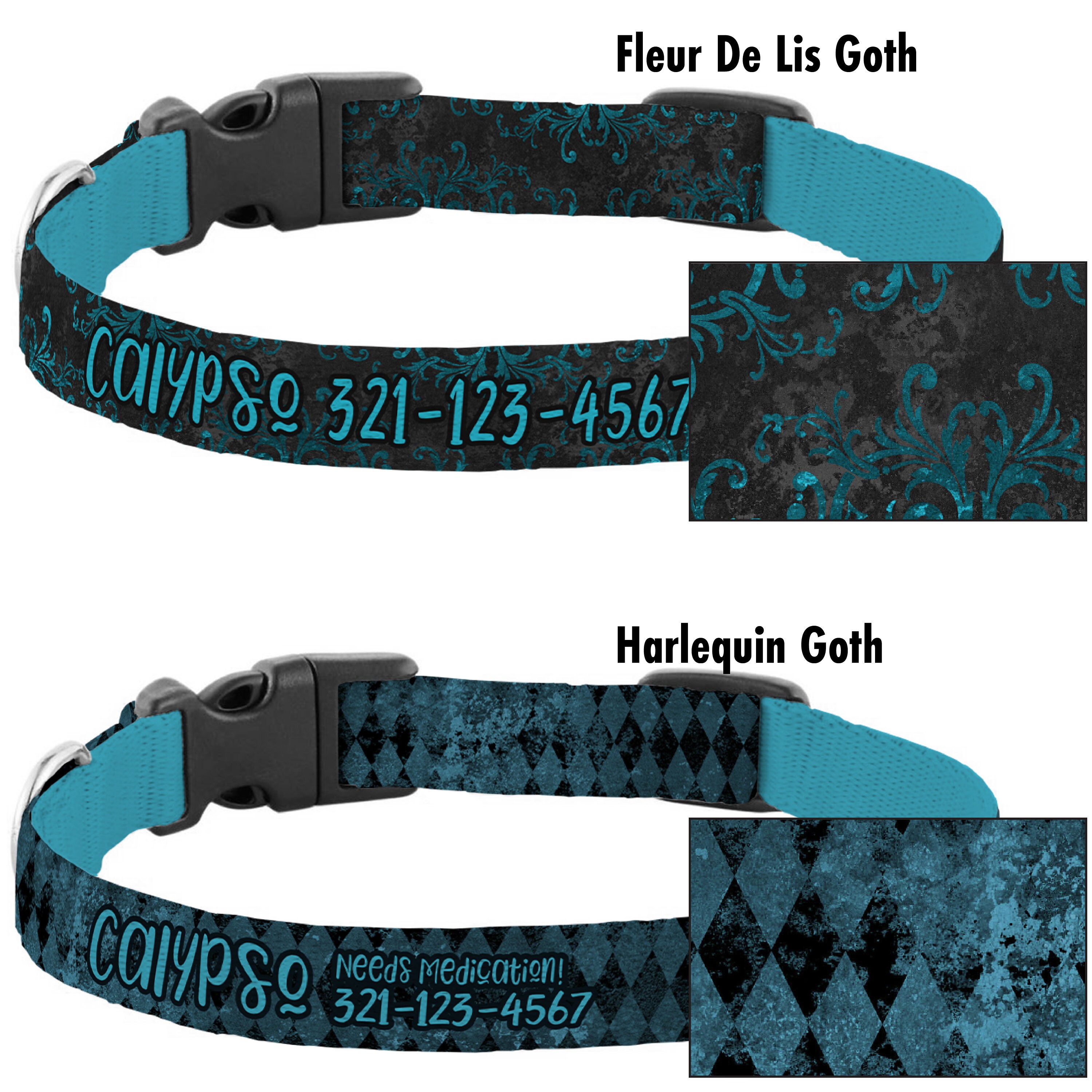 Personalized Dog Collar ID Collar for Pets Customized Etsy