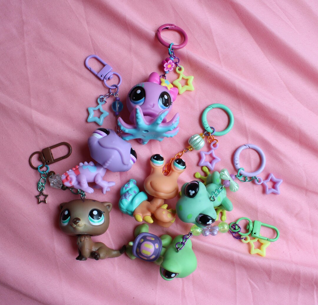 LPS Keychain - Reptiles and Aquatic Pets - Y2k Nostalgia Bag Charm ...