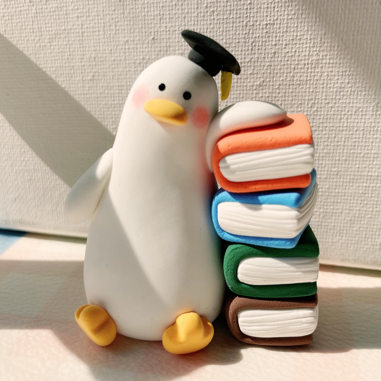 Cute Clay Doctor Duck/graduation Gifts/handmade Clay Duck/cute Grad ...