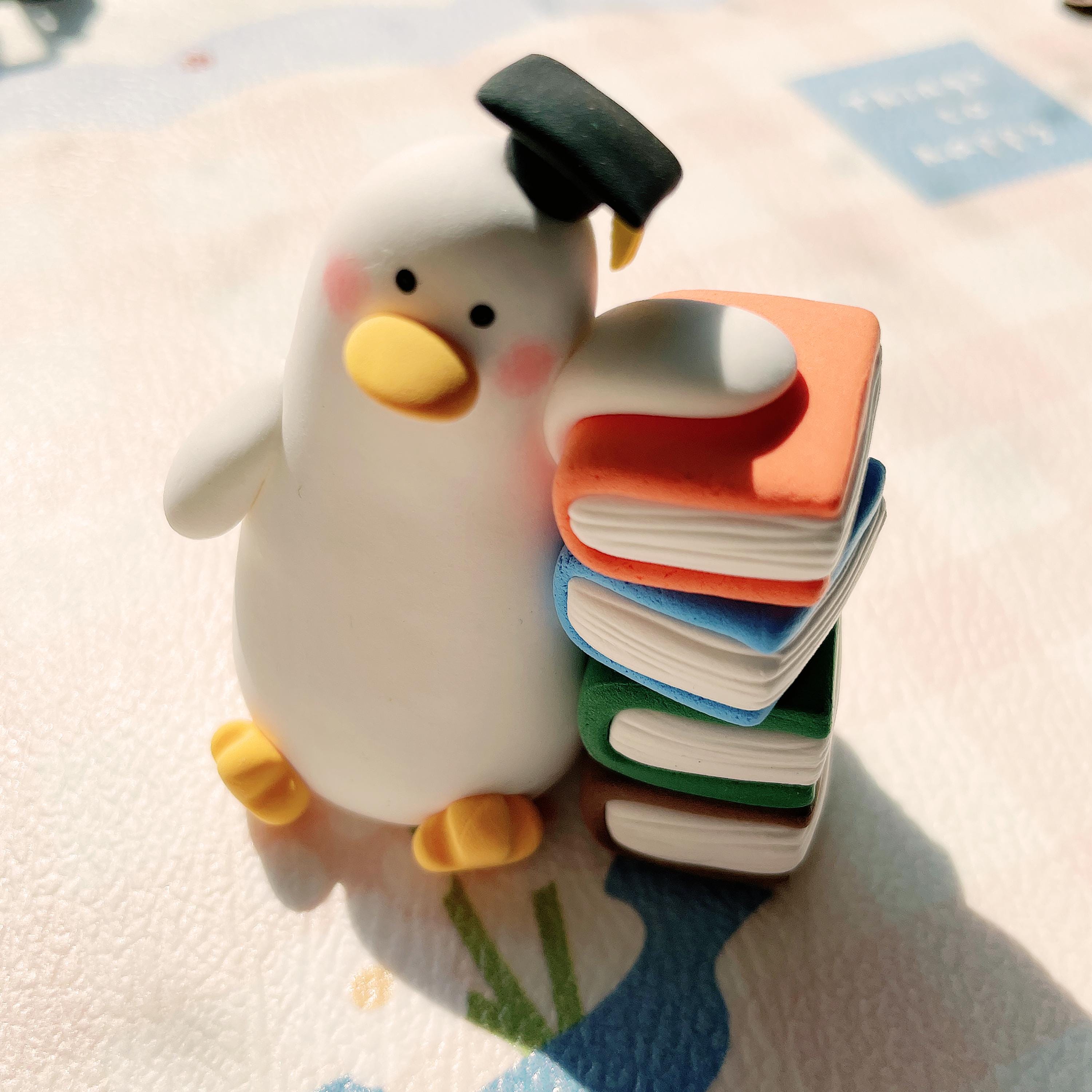 Cute Clay Doctor Duck/graduation Gifts/handmade Clay Duck/cute Grad ...