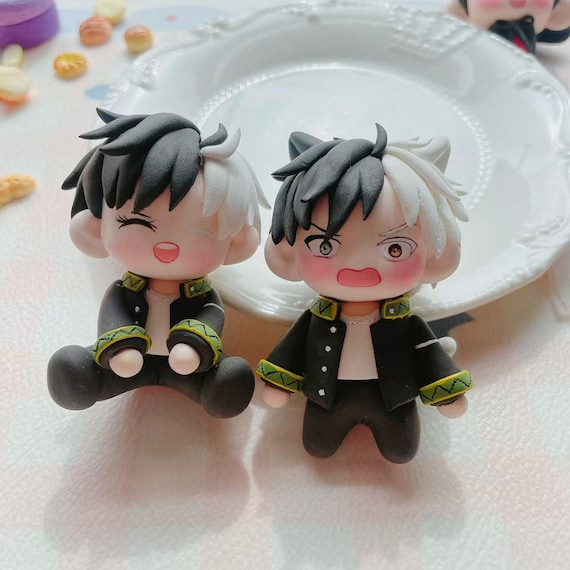 Custom Clay Figurine: Handmade Chibi Character, Anime & Furry OC