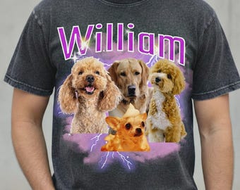 Comfort Colors Custom Dog Shirt, Custom Pet Shirt, Custom Bootleg Shirt, Dog Remembrance Gift