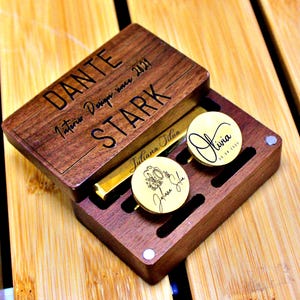 Father of the bride gift, custom personalized Wedding cufflinks, Daughter&#39;s Wedding Gift for Father, Always Your Little Girl Cufflinks