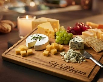 Charcuterie Board Personalized, Wedding Gift for the Couple Unique, Anniversary Gift, Housewarming Gift, Engagement Gifts Mother in Law Gift