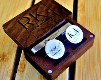 Custom Father of the bride gift, Father's Day gift, personalised cufflinks, Daughter's Wedding Gift for Father, I loved your first Cufflinks