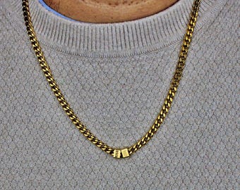 Personalized Gold Necklace for Dad,Custom Name Necklace for Dad,Gold Name Necklace Gift,Name Necklace,Gift for Father's Day Valentine's Day
