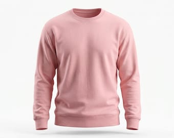 Cotton Crewneck Sweatshirt | Ultra-Soft Unisex Pullover | Oversized Fit | Comfortable Casual Sweatshirt for Everyone
