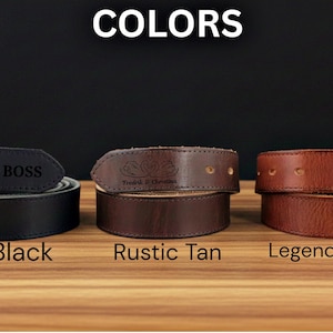 Custom Hidden Message Leather Belt | Personalized Engraved Mens Belt Secret Inside Note | Anniversary Birthday Gift Husband Dad Boyfriend