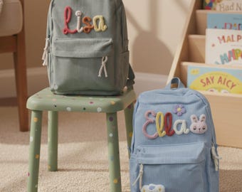 Custom Kids Backpack With Name | School Bag | Toddler Book Bag | School Bag for Kids | Children's Backpack | Kids Backpack