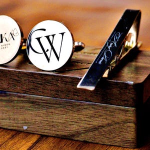 Custom Father of the bride gift, Father&#39;s Day gift, personalized Wedding cufflinks, Daughter&#39;s Wedding Gift for Father, I loved your first