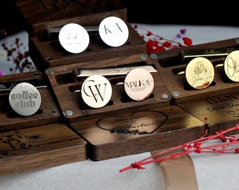Custom Father of the bride gift, Father's Day gift, personalized cufflinks, Daughter's Wedding Gift for Father, I loved your first Cufflinks