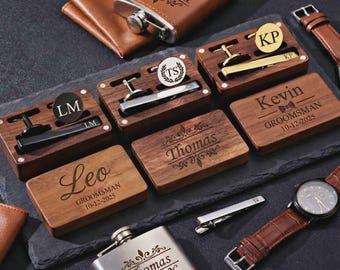 Father's Day gift, personalized Wedding Day cufflinks, Father of the bride gift, Custom Father of the Groom Gift, Gifts from Bride