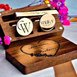 Father of the Bride gift, Dad I loved you first, Personalized wedding cufflinks gift, custom cufflinks, best gifts, father of daughter gifts
