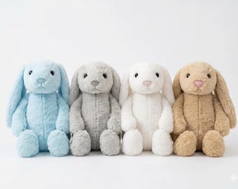 Soft Plush Bunny Rabbit Stuffed Toy | Perfect Baby Shower Gift | Easter Toy for Kids | Nursery Keepsake