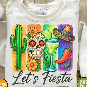 Let&#39;s Fiesta Png, Cinco de Mayo Png, Fiesta Png, Cinco de mayo shirt png, Funny Cinco de mayo, Png, Tequila png, Mexican Cinco De mayo Png