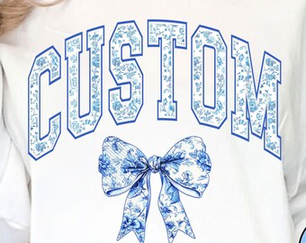 Custom Chinoiserie Name Png, Chinoiserie Mama Nana Mimi, Custom Name Png, Blue Chinoiserie Png, Chinoiserie mama, Chinoiserie Shirt Design