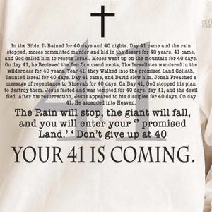 Your 41 is Coming Svg, Christianity png, God Svg, Faith Png, Jesus svg, Bible Svg, Christian Sublimation, Bible Verse Png, Digital Download