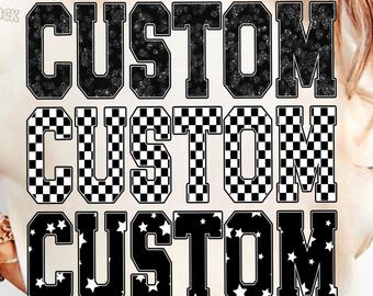 Diseño de equipo personalizado (PNG), diseño de camiseta deportiva personalizada, archivo de sublimación de nombre de equipo, PNG personalizado de porristas, día del juego (PNG)