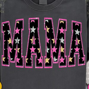 Trendy Mama Varsity Svg, Mama Png Design, Retro Mama Svg, Mama Png, Glitter Mama Svg, Mama Sublimation Design, Digital Download