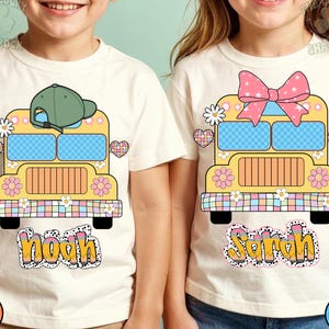 Custom Back to School PNG, Custom kids png, Personalized Kids First Day Shirt Design, Name Grade Clipart, Digital Download, Sublimation File