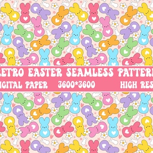 Pastel Easter Seamless Paper, Easter Seamless Pattern, Easter digital paper, kids boys cute Pattern, Easter Fabric design for sublimation