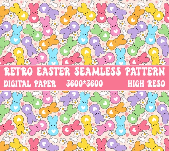 Pastel Easter Seamless Paper, Easter Seamless Pattern, Easter digital paper, kids boys cute Pattern, Easter Fabric design for sublimation