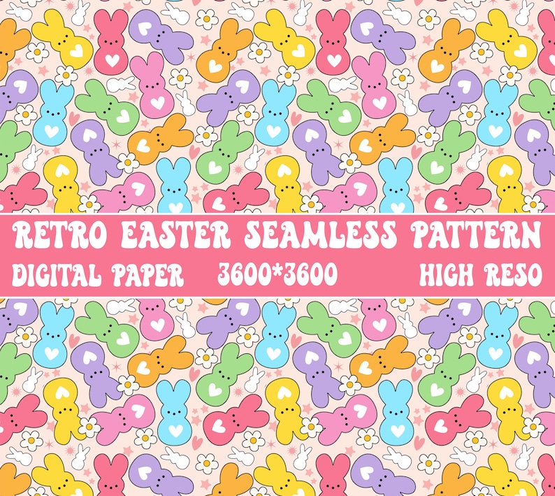 Pastel Easter Seamless Paper, Easter Seamless Pattern, Easter digital paper, kids boys cute Pattern, Easter Fabric design for sublimation